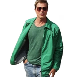 F1 Brad Pitt Cotton Green Jacket F1 Brad Pitt Cotton Green Jacket