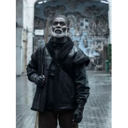 Fallou Boukar The Walking Dead Daryl Dixon S01 Black Leather Vest