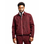 Fightland 2026 Charles Babalola Red Leopard Print Suit Set