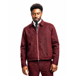 Fightland 2026 Charles Babalola Red Leopard Print Suit Set Fightland 2026 Charles Babalola Red Leopard Print Suit Set