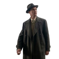 Fortitude 2026 Ed Skrein Dark Grey Wool Coat
