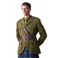 Fortitude 2026 Matthew Goode Olive Green Military Jacket