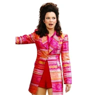 Fran Fine The Nanny Pink Long Blazer