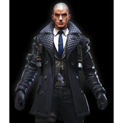 Free Fire Rafael Leather Coat