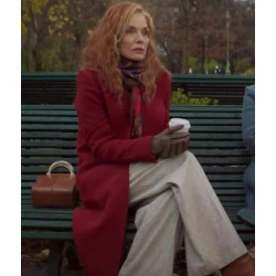 French Exit Michelle Pfeiffer Red Coat