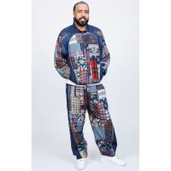 French Montana Patchwork Tracksuit