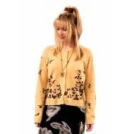 Friends Phoebe Buffay Mustard Yellow Floral Cardigan