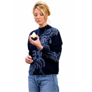 Friends Phoebe Buffay Navy Blue Sweater