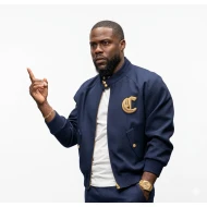 Funny AF With Kevin Hart Navy Blue Cotton Jacket