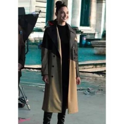 Gal Gadot Red Notice Coat