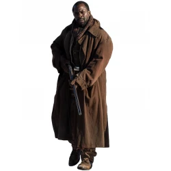 The Thicket Gbenga Akinnagbe Brown Coat