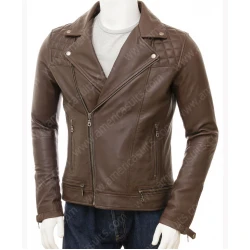 Genuine Leather Jacket Mens