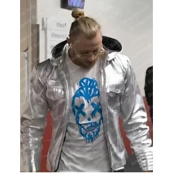 George Kittle Silver Jacket George Kittle Silver Jacket