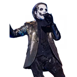 Ghost Rite Here Rite Now Tobias Forge Leather Blazer