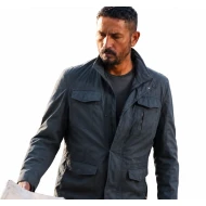 Ghost Soldier 2026 Jim Caviezel Cotton Grey Jacket 