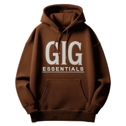 GIG Essentials Brown Hoodie GIG Essentials Brown Hoodie