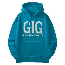 GIG Essentials Cyan Hoodie GIG Essentials Cyan Hoodie