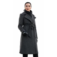 Graveyard S03 2026 Birce Akalay Charcoal Gray Coat
