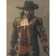 Greedfall Vasco Black Wool Coat