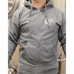 Grey Love Lies Bleeding Zip Hoodie Grey Love Lies Bleeding Zip Hoodie