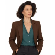 Habeas Corpus 2026 Marjorie Estiano Brown Blazer