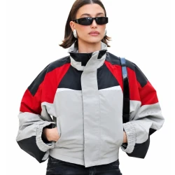 Hailey Bieber Windbreaker Jacket