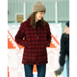 Happiest Season Mackenzie Davis Coat