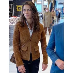 Hayley Atwell Mission Impossible 7 Suede Leather Jacket