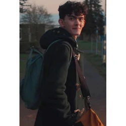 Heartstopper Charlie Spring Black Coat Heartstopper Charlie Spring Black Coat