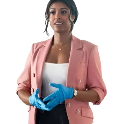 High Potential Daphne Forrester Pink Blazer