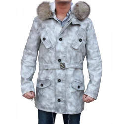 His Dark Materials Lord Asriel White Fur Coat