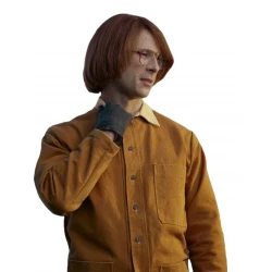 Hit Man 2024 Gary Johnson Brown Jacket