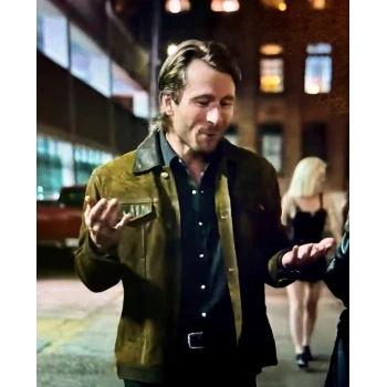 Style Like The Hitman Glen Powell Suede Jacket