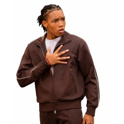 Hollywood Arts 2026 Peyton Jackson Brown Track Jacket