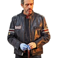 House MD Hugh Laurie Leather Jacket