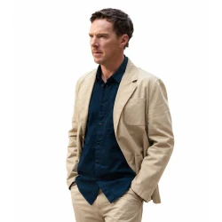 How to Live on Earth 2026 Benedict Cumberbatch Beige Blazer 