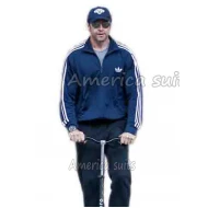 Hugh Jackman Chappie Movie Adidas Fire Bird Jacket