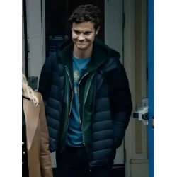 Hughie Campbell The Boys S04 Black Puffer Jacket Hughie Campbell The Boys S04 Black Puffer Jacket