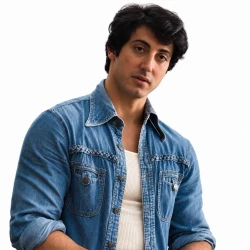 I Play Rocky 2026 Anthony Ippolito Blue Denim Shirt