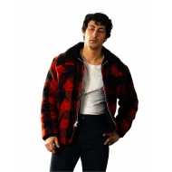 I Play Rocky 2026 Anthony Ippolito Red Plaid Shearling Jacket