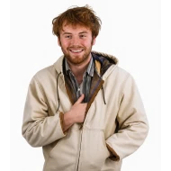I Want Your Sex Cooper Hoffman Beige Hooded Jacket 