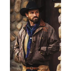 Ian Bohen Yellowstone Leather Jacket Ian Bohen Yellowstone Leather Jacket