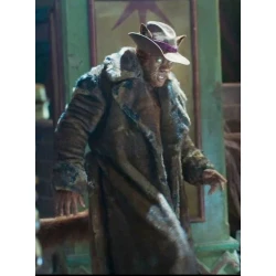 Idris Elba Cats Shearling Coat