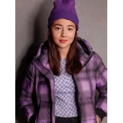 Imogen Cohen The Naughty Nine Purple Jacket