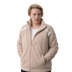 In The Blink Of An Eye Kate McKinnon Beige Jacket
