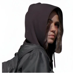 Influencers Cassandra Naud Black Jacket