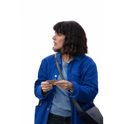 Inma Cuesta If Its Tuesday Its Murder Blue Jacket Inma Cuesta If Its Tuesday Its Murder Blue Jacket