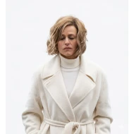 Itziar Ituno The Gentleman White Wool Coat