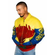 J Balvin 2026 Coachella Colombia Leather Jacket