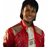 Jaafar Jackson Michael Red Jacket